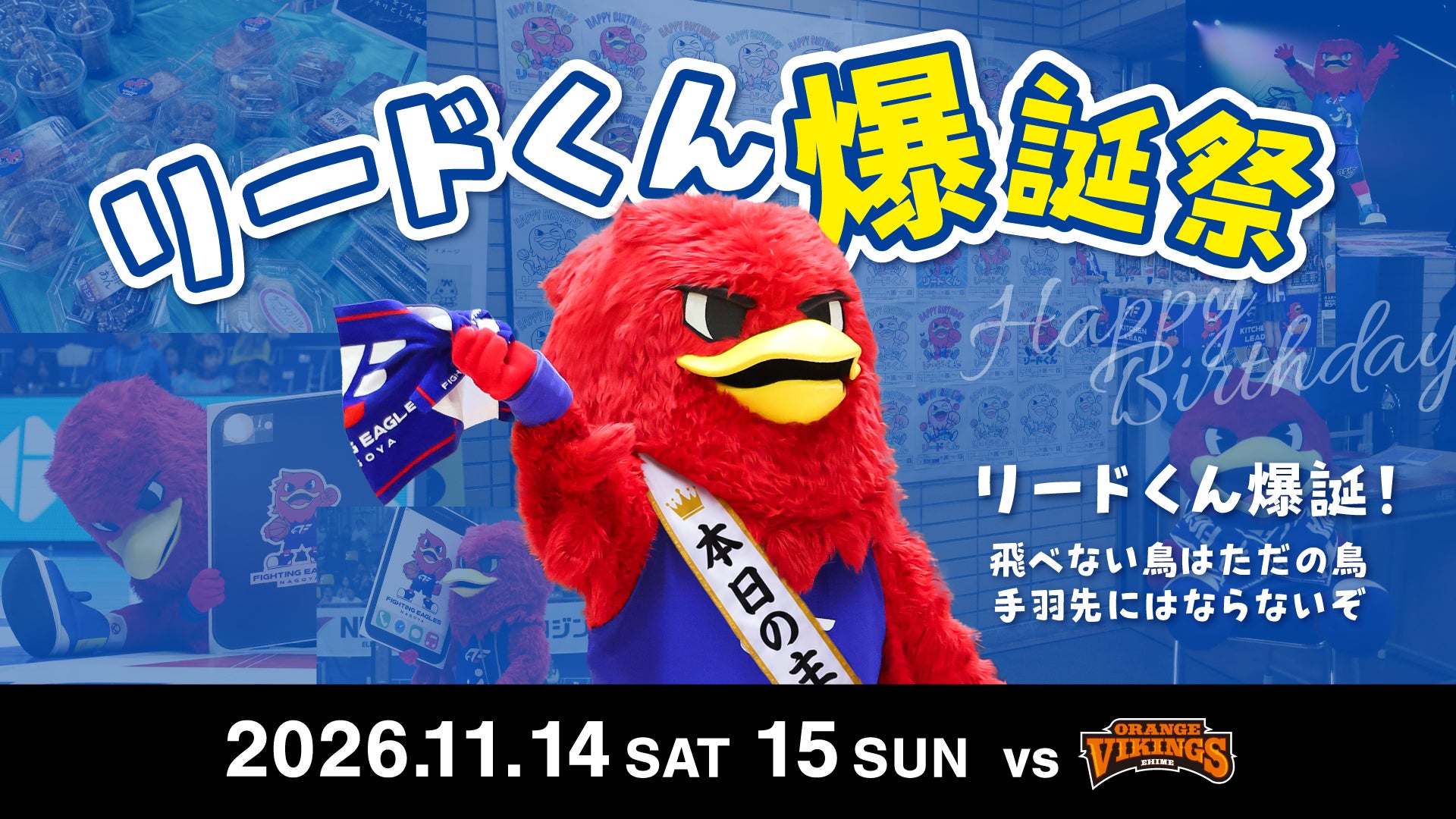 【イベント情報】11/14(土)15(日) vs愛媛オレンジバイキングス